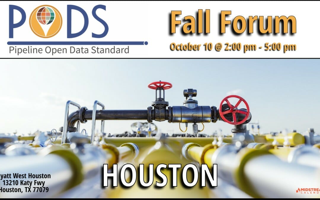 Register Now for the PODS 2023 Fall Forum October 10, 2023 – Houston