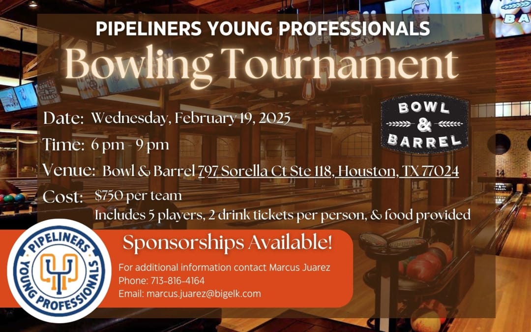 Register Now for The Houston Pipeliners PYP Bowling Tournament Feb 19, 2025