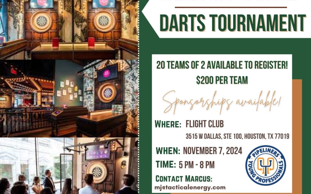 Register Now for the PYP Darts Tournament November 7, 2024 – Houston