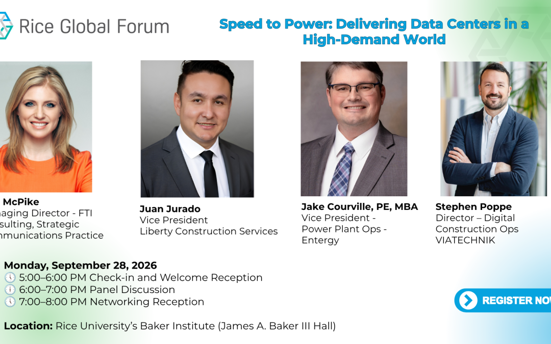Register for Speed to Power: Delivering Data Centers in a High-Demand World – Sept 28, 2026 – Houston, TX