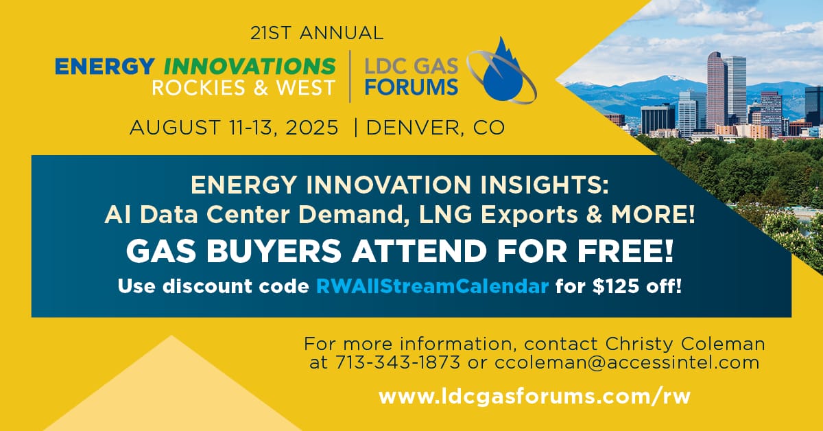 Register for the LDC GAS Forums Rockies & West Forum - 2025 Calendar of Events - August 11 - 13, Denver, CO