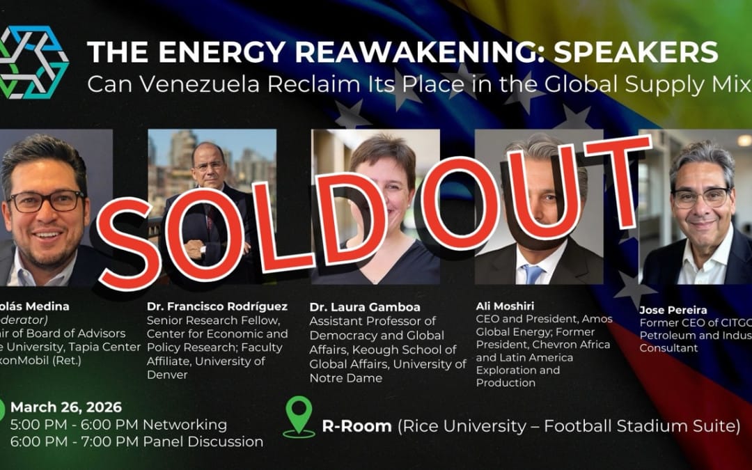 SOLD OUT: Rice Global Forum The Energy Reawakening – March 27, 2026 – Houston, TX
