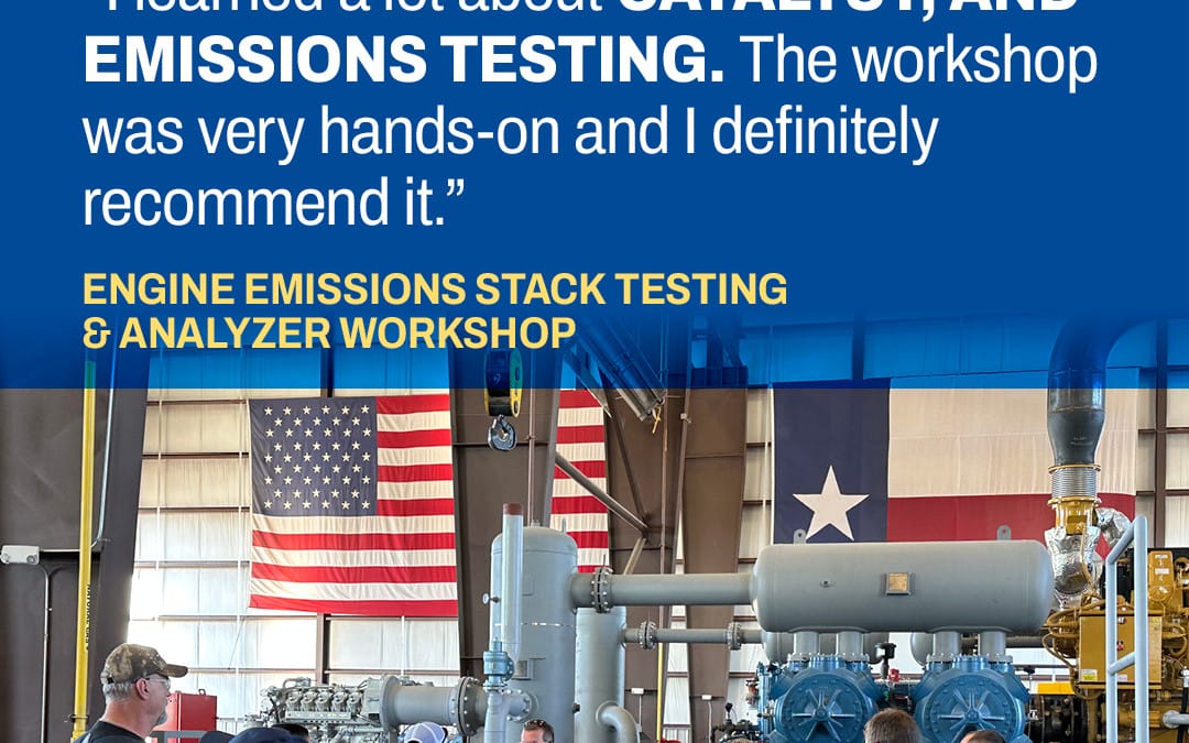 SGA Association Engine Emissions Stack Testing and Analyzer Workshop Jan 21-Jan 22, 2026 – Houston