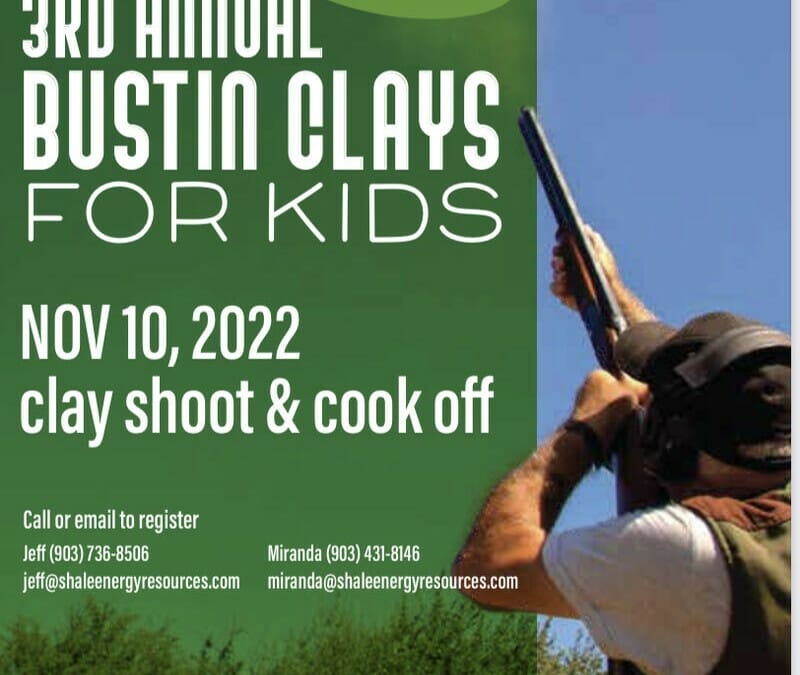 Shale Energy Resources 3rd Annual Bustin Clays for Kids Nov 10th – Permian