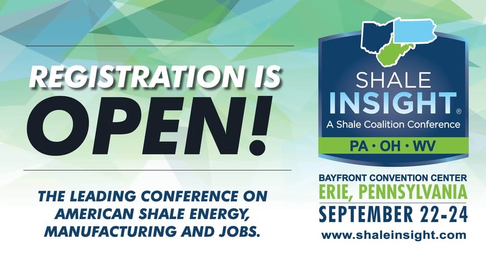 Register Now for the Shale Insights® 2026 Conference – Sept 22 – Sept 24, 2026 – Erie, PA