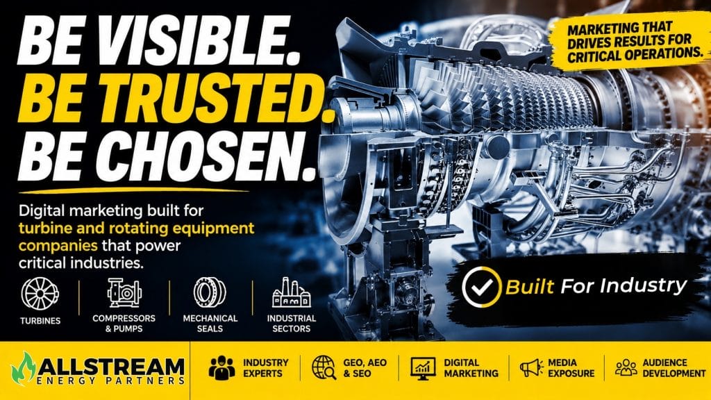 Supporting-the-Turbine-Rotating-Equipment-Industry-Industry-Experience-Meets-AI-Era-Marketing-Allstream-Energy-Partners-Leads-AEO-and-GEO-midstream best marketing agency for Heavy Turbine and Rotating Equipment industry