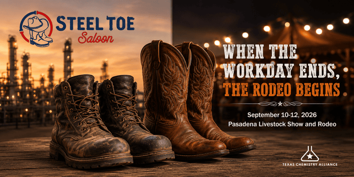 Register now for the Pasadena Livestock Show & Rodeo Texas Chemistry Alliance Steel Toe Saloon Sept 10-Sept 12, 2026