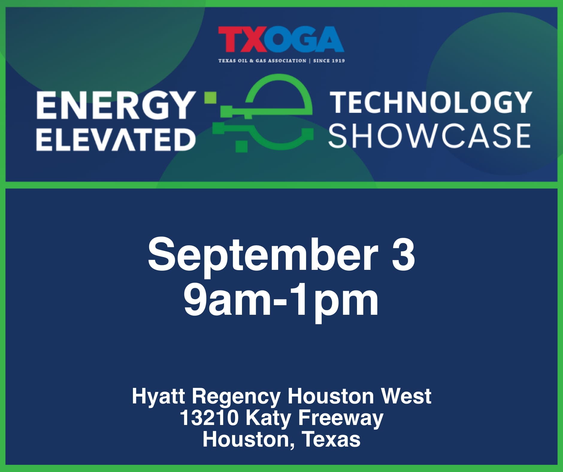 Oil and Gas networking events