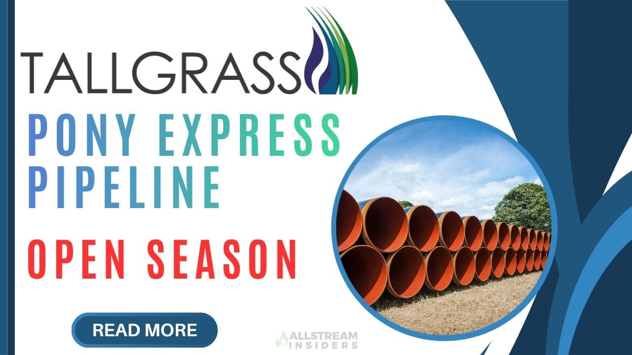 Tallgrass Announces Open Season for the Pony Express Pipeline Allstream