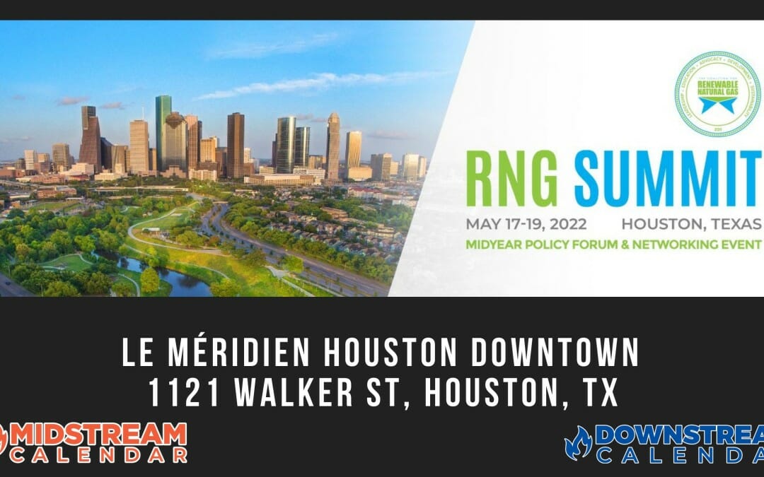 Register Here for The Coalition of Renewable Natural Gas RNG Summit May 17-May19th – Houston