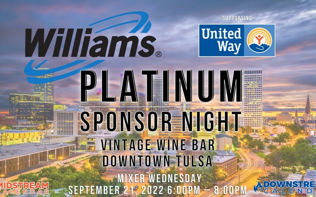 Platinum Sponsor Night for 2022 Williams Tulsa United Way Sept 21