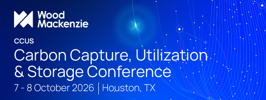 Register Now for the Wood Mackenzie Carbon Capture, Utilization & Storage (CCUS) Conference 2026 – Oct 7 – Oct 8, 2026 – Houston, TX