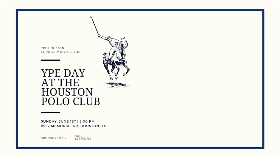 YPE Day at the Houston Polo Club June 1, 2025