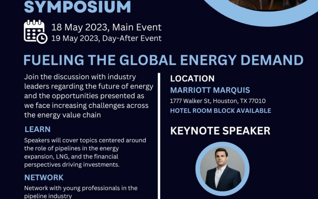 Register Now for the YPP USA 2023 Symposium May 18, 19 – Houston – A Young Pipeline Professionals Event