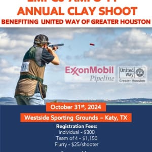 he 2024 ExxonMobil Pipeline United Way Sporting Clays Shoot October 31 - Katy, Tx